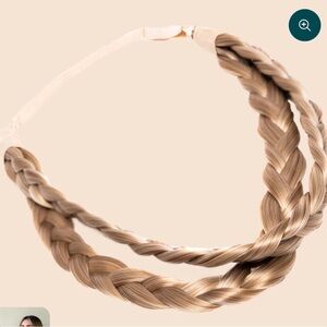 Double Lulu Two Stand Braided Hair Headband Madison Braids
